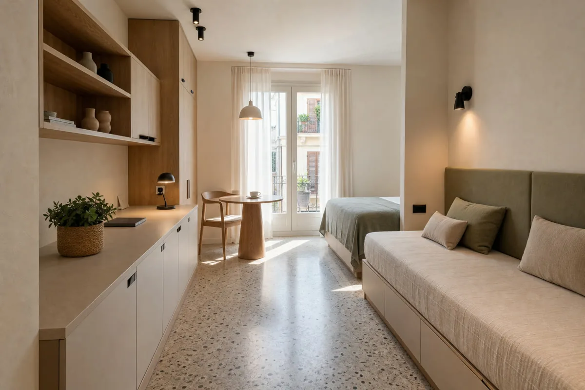 Visualización orientativa de mobiliario a medida para hoteles en Castellón de la Plana